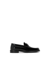 ONE ELEMENT - Schwarze Lackleder-Slipper für Männer - Schwarz