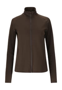 ENDURANCE ATHLECIA - Midlayer Krosa mit Vollreißverschluss und Flatlock-Nähten - 1001 Black