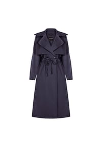 freshlions - Trenchcoat Daria in klassischem Design - marine