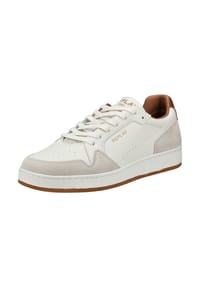 REPLAY - Leder Sneaker - Weiß/Braun