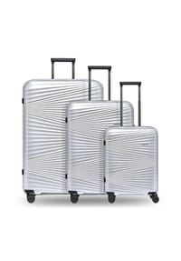 pactastic Collection 02 - Collection 02 THE THREE SET 4 Rollen Kofferset 3-teilig - black metallic