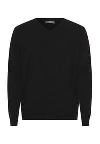 GALERIA - Kaschmirpullover, V-Ausschnitt, für Herren - ANTHRAZIT