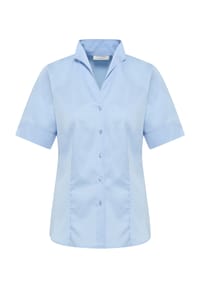 ETERNA - Satin Shirt REGULAR FIT - hellblau