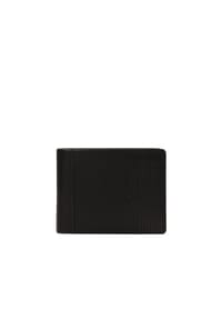 Kazar - Klassische schwarze Leder Brieftasche für Männer - Schwarz