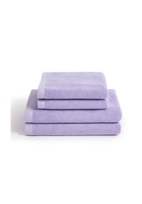 herzbach home Handtuch-Set Spa 4er Set, 525g/m², Premium-Qualität, 100% Baumwolle, einfarbig - Herzbach_Spa - CREME