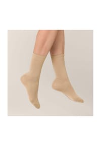 KUNERT - Socken Finest Cotton, Rippbündchen, für Damen - 0010  WHITE