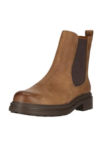 CLARKS® - Ankle Boots Orinoco3 Top mit bequemem Contour Cushion-Fußbett - 5311 Walnut Leather
