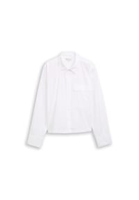 DENIM TOM TAILOR - Hemdbluse, Blusenkragen, für Damen - 20000 WHITE