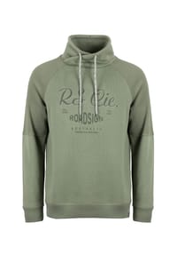ROADSIGN® australia - Herren Sweatshirt Mix Tube mit Materialmix Design - grün
