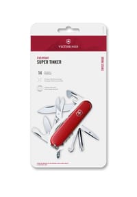VICTORINOX Taschenmesser - BLISTER SUPER TINKER - ROT