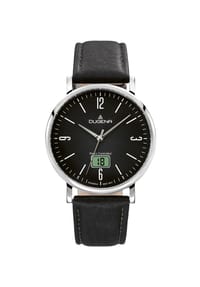 DUGENA MONDO - Funk-Armbanduhr für Herren - braun/beige