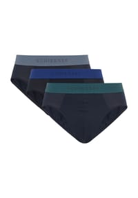 SCHIESSER - Slips, 3er Pack für Herren - 924 SORTIERT 13