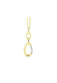 Orolino - Halskette 585/- Gold 5 Brillant 0,025ct. - gelb