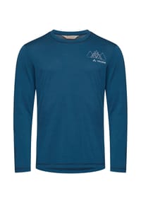 VAUDE - T-Shirt Men's Monviso Wool LS T-Shirt II - baltic sea