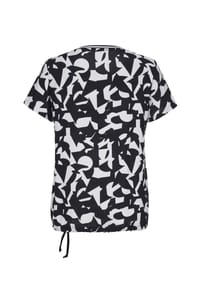 Alba Moda - Bluse mit Tunnelzug - schwarz