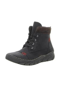 rieker - Stiefeletten, geschnürt, für Damen - SCHWARZ/BRAUN