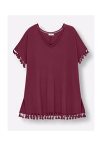 sheego - Longshirt - bordeaux
