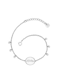 GLANZSTÜCKE MÜNCHEN - Damen Armband aus 925/- Sterling Silber in Silber - silber