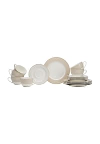 Ritzenhoff & Breker Kaffeeservice Geo 18er Set beige GEO