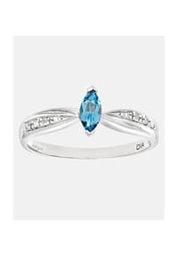 Diamant L'eternel - Ring, mit 0.03 ct Diamant, 375 Weißgold - white gold