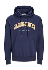 ORIGINALS by JACK & JONES - Hoodie "Caleb", Kängurutasche, Tunnelzug, für Herren - 175876 NAVY BLAZE