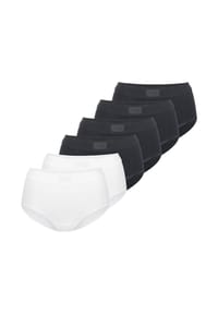 sloggi - Maxi Slip 6er Pack Double Comfort T - Schwarz