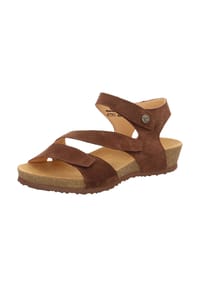 Think! - Veloursleder Sandalen - Mittelgrau