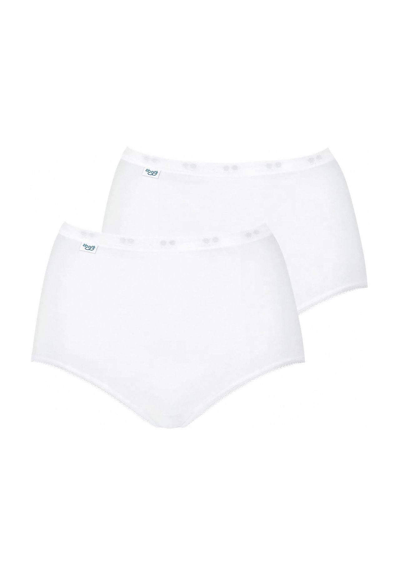 Sloggi Basic+ Maxi-Slip 2Er-Pack Uni Für Damen Weiß in Größe 40 - Bild 5