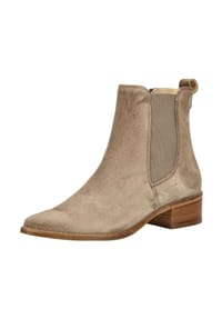 paul green - Veloursleder/Textil Stiefelette - Beige