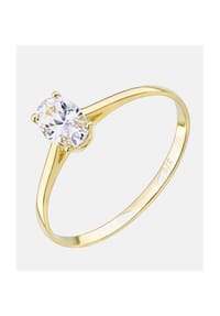 VANLERÉ - Solitär Ring, mit Zirkonia, 375 Gelbgold - gold