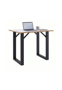 VCM. - Bartisch, Stehtisch und Meetingtisch, 110 x 80 x 100 cm, Hochtisch für Küche, Büro und Lounge - Salia - Schwarz / Anthrazit