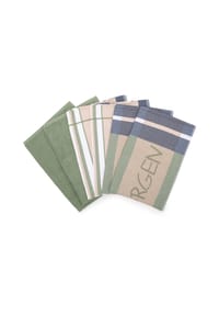 ROSS® 4 X Geschirr- 2 X Küchentuch im Set Guten Morgen - Guten Morgen - Anthrazit