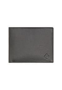 GALERIA - Brieftasche, Leder, Logo-Prägung - BLACK