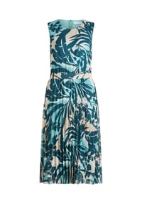 BETTY & CO - Chiffonkleid mit Plissee - Petrol/Mint
