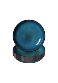 Ritzenhoff & Breker Suppenteller Bali ø 14,5 cm 6er Set blau - BALI - blau