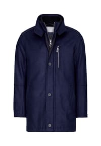 redpoint - Modern Fit Wool Blend Melange Wintermantel GILL - anthra
