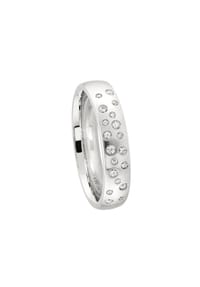 MONCARA - Damen Ring, 585er Weißgold, 19 Diamanten zus. ca. 0,15 Karat - Weißgold