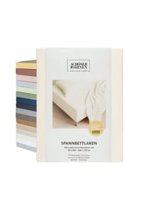 SCHÖNER WOHNEN KOLLEKTION - Spannbettlaken FLAT - Anthrazit