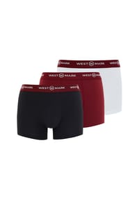 WestmarkLondon - Retro Short / Pant 3er Pack Oscar - Black / Ecru / Gray
