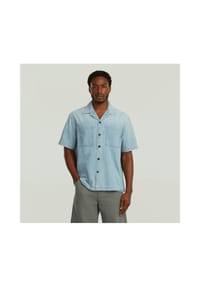 G-STAR RAW - Freizeithemd, Regular Fit, Kurzarm, Reverskragen, für Herren - J058 VINTAGE MIRA