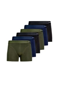 JACK & JONES - Retro Short / Pant 6er Pack Jacbasic - Forest Night