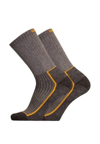 UphillSport® - Wander-Socken 'SAANA' 2er Pack mit speziell geformter Ferse - Black