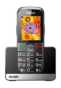 maxcom - Großtasten Multi-Media Handy micro-SIM (5,6 cm (2,2 Zoll) Farbdisplay - Schwarz Onesize
