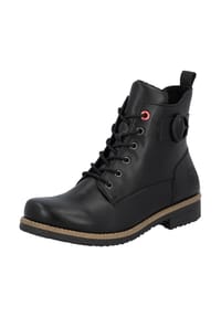 rieker - Lederimitat Stiefelette - Schwarz