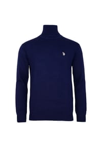 U.S. POLO ASSN. - Pullover Rollkragen Feinstrick - schwarz