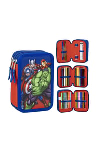 MARVEL - Marvel Giotto Federmappe gefüllt – Schuletui & Stiftebox mit - 