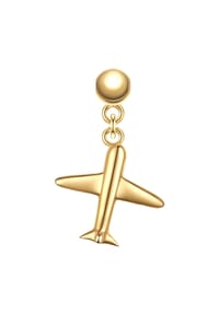 GLANZSTÜCKE MÜNCHEN - Glanzstücke München Charm Flugzeug Sterling Silber 50084183 - gelbgold