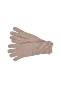 SEEBERGER - 100% Merinowolle  Fingerhandschuhe 19998-0 - sand