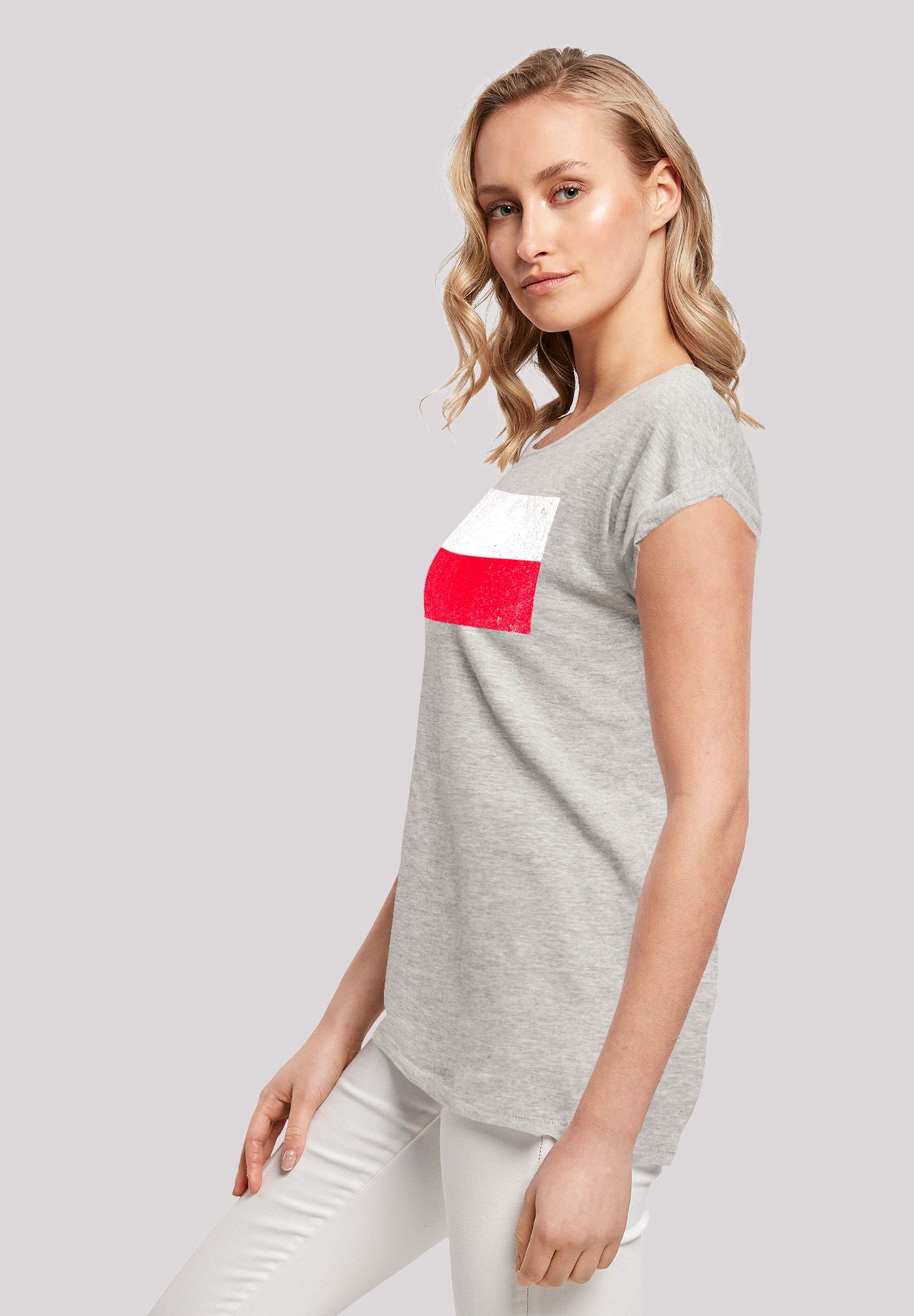 F4NT4STIC T-Shirt Poland Polen Flagge distressed | GALERIA