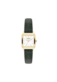 COPENHAGEN STUDIOS - Armbanduhr Mini Vintage Square Leather Watch - braun